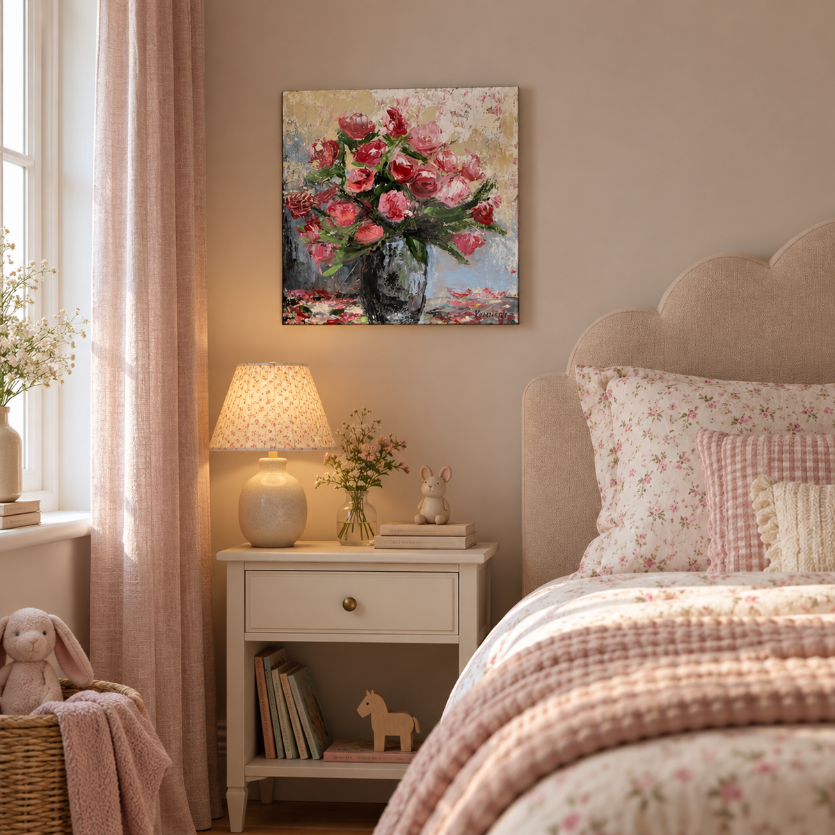 Hermosa Rosa | 50 x 50cm