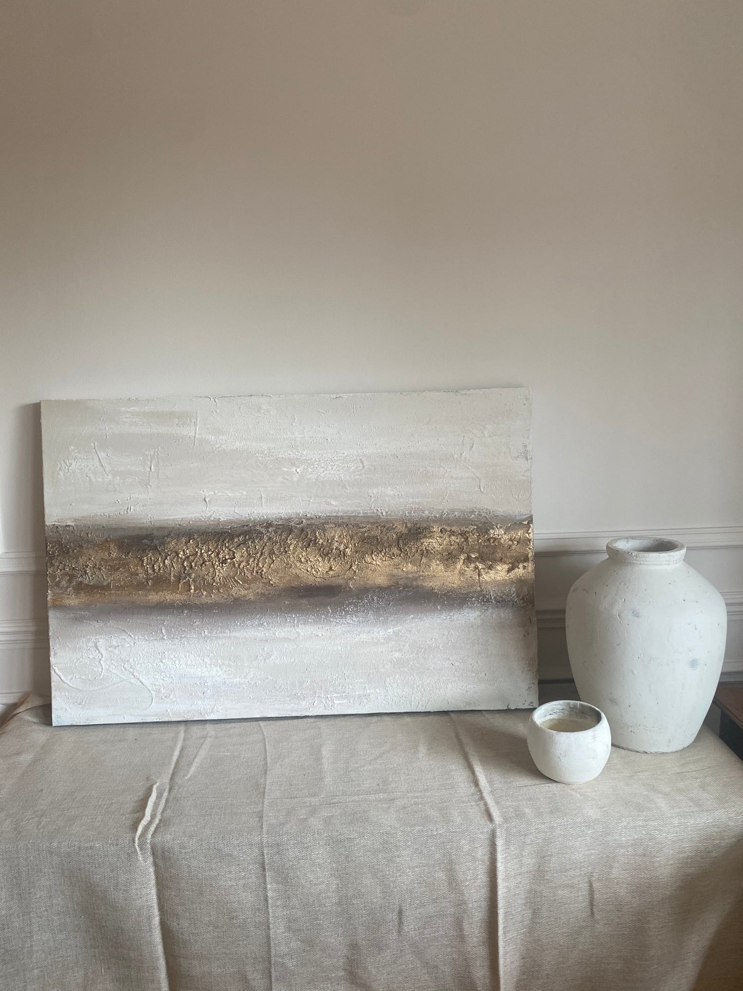 Quiet Walks Along The Strand | 100 x 70cm