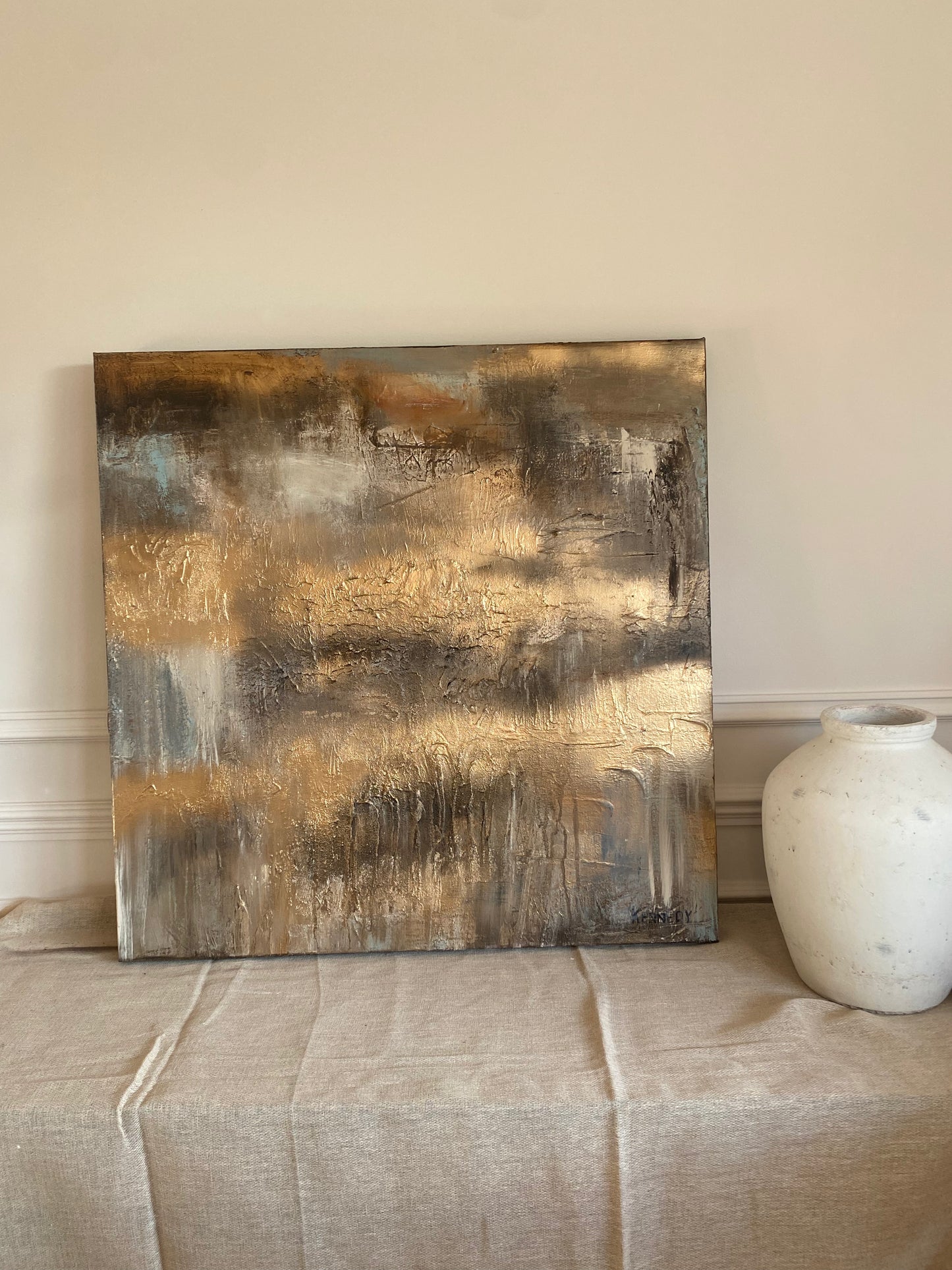 Streams in the Wasteland | 80 x 80cm